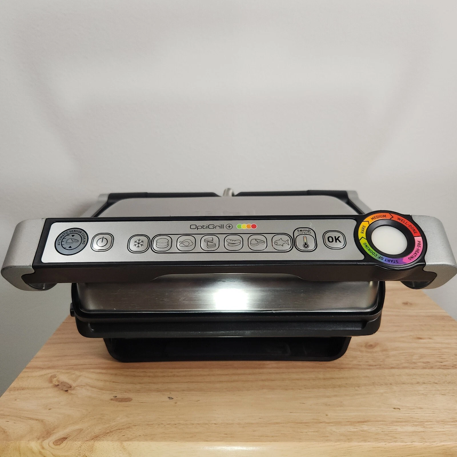 T-FAL OptiGrill Indoor Meat Grill, Sandwich Press 8356s1 TESTED - *NO Drip Tray
