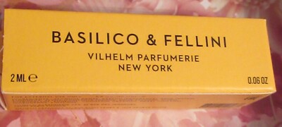 Vilhelm Parfumerie BASILICO & FELLINI edp Eau de Parfum 2mL Trial Vial Spray NIB