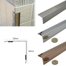 30x30 stainless steel angle wall cladding corner trim protector bevelled edges 