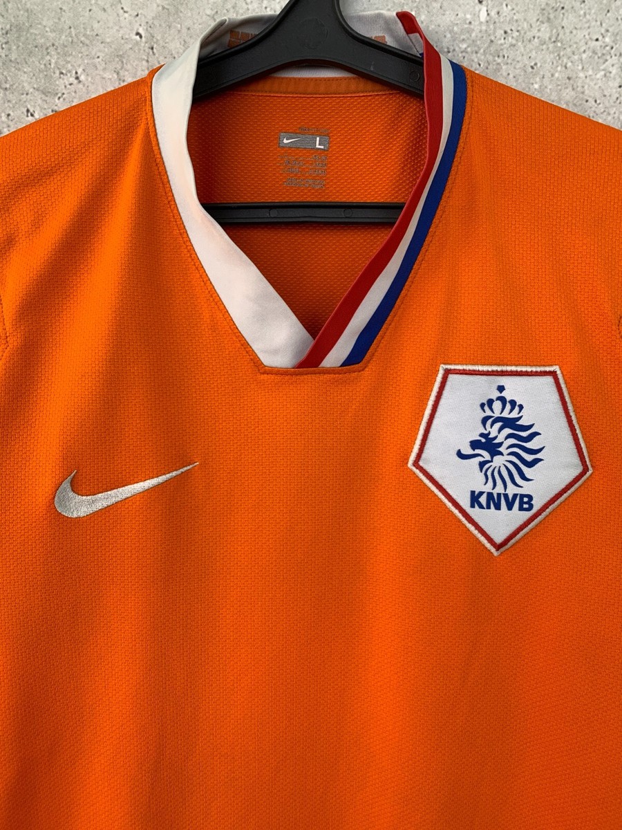 NETHERLANDS 2008 2009 HOME FOOTBALL SHIRT NIKE NATIONAL TEAM