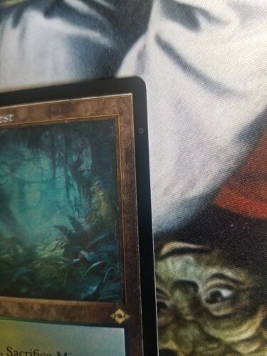 Misty Rainforest MISPRINT ETCHED FOIL Magic MTG Card - Ink Error - M23 - Picture 3 of 3