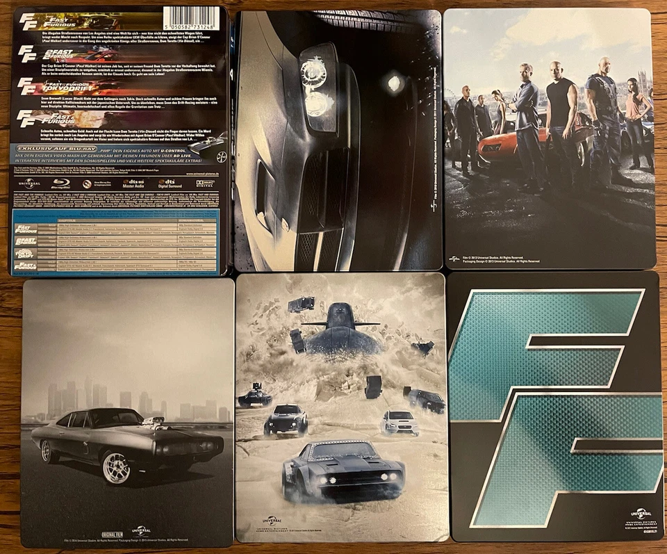 The Fast and the Furious Bluray Collection Steelbook *Rare and OOP - Image 2 of 2
