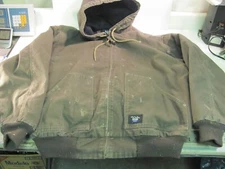 Walls Blizzard Pruf Hooded Jacket Green Size XL REGULAR