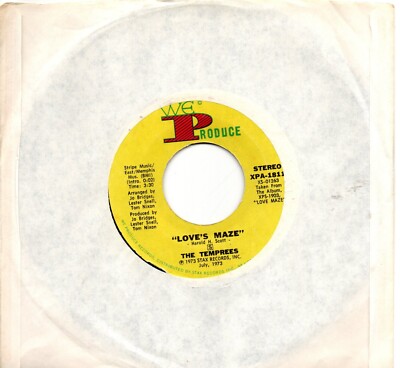 Temprees (The):Wrap me in love/Love's maze.. WE Produce: 1973