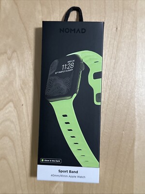 LIMITED EDITION RARE New Nomad Apple Watch Sport Band Glow 2.0 40/41mm SOLD OUT