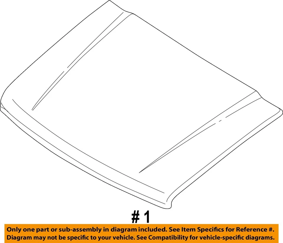 Hood OEM 2001 2002 2003 2004 2005 2006 Mitsubishi Montero - Изображение 4 из 4