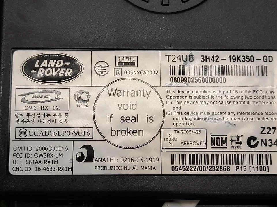 CENTRALINA BLUETOOTH TELEFONO PER LAND ROVER Range Rover SPORT 661AA-RX1M (05>1 - Immagine 4 di 4