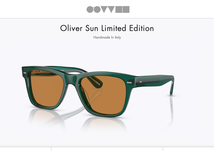 OLIVER PEOPLES OLIVER SUN LIMITED EDITION 51mm in DK Teal/ Cognac