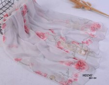 Scarf-Stole-Elegant-Timeless-Chiffon-New