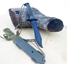 12" Bowie Survival Knife Camping Hunting Fish Tactical Combat Self Defense Knife