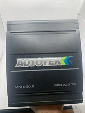 Autotek (MM820.2) 800 Watts Amplifier Untested Sold As Is
