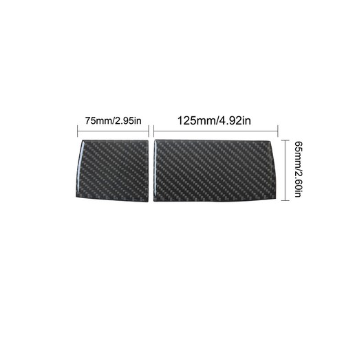 2Pcs Carbon Fiber Ashtray Panel Trim Cover For Honda Accord Sedan 2008-2012 - Picture 2 of 12