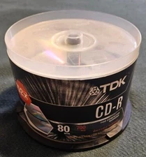 TDK CD-R Discs 31 80 Min. 700 MB Recordable Discs