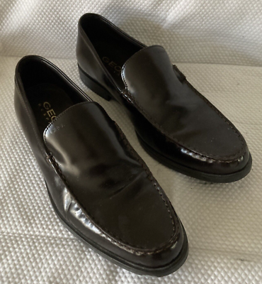 GEOX Mens Respira Black Italian Leather Loafer Driving Shoe  Size 43.5 US 10.5 s-l400.jpg main image 3