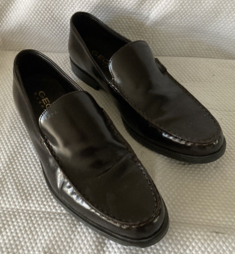 GEOX RESPIRA Loafer Dress Shoe sz 10.5 BROWN