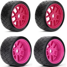 Powerhobby 18 Gripper Front Rear 4254100 Belted Tires Pink V2 Arrma Limitless
