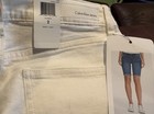 Calvin Klein SZ 2 New W Tags Women’s White  Denim City Bermuda Shorts — photo 3