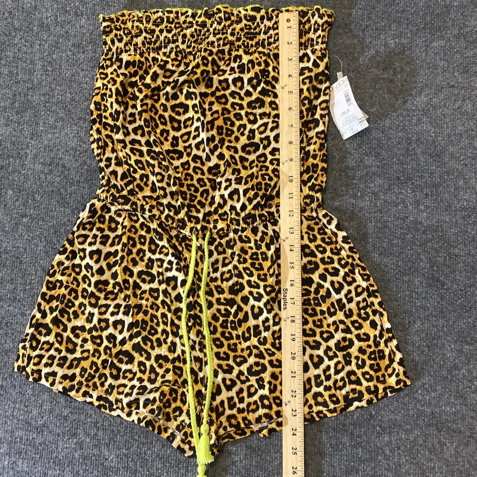 Mameluco Bongo Encubrir Juniors Mediano Estampado Guepardo Playa Verano NUEVO CON ETIQUETAS NUEVO Océano Foto 2 de 4