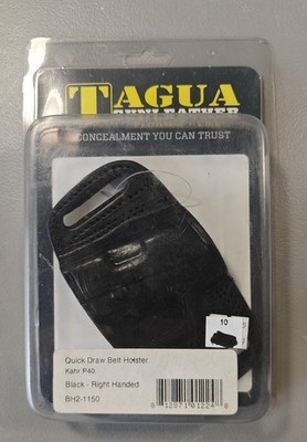 Tagua Quick Draw BH2-1150 Black Right Handed Kahr P40 Belt Holster