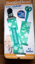 BooginHead PaciGrip Pacifier Clip and Green Pacifier Holder w/ Universal Loop