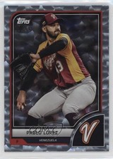 2023 Topps World Baseball Classic Cracked Ice Foil 11/99 Pablo Lopez López 6rq