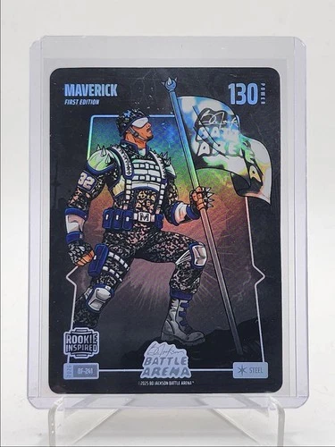 COOPER FLAGG MAVERICK 2026 BO JACKSON BATTLE ARENA STEEL 1ST ROOKIE FOIL B Q5918