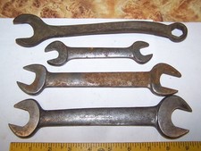 Vintage lot w Fairmont USA 733 Open End Wrench unknown wrench