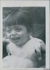 1932 Delano California Marjorie Lea Baby Teeth Smile 5X7 Historic Vintage Photo