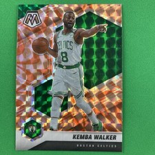 Kemba Walker 2021-22 Panini Mosaic Orange Prizm #98 Boston Celtics