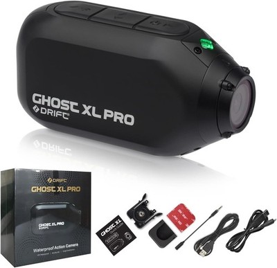 Drift Ghost XL Pro 4K Action Camera for Motorcycle Helmet, Waterproof Action ...