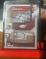 2013 SAGE Hit - Autographs Ha Ha Clinton-Dix Datone Jones Dual Autograph /50