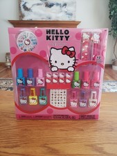 Townley Girl Hello Kitty Water-Based Nail Polish Set Peel-Off Set / Glittery NEW