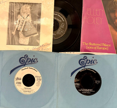 ELLEN FOLEY Mick Jones * 4 45RPMs * Shuttered Palace * Torchlight * The Clash
