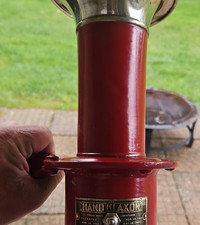 Hand Klaxon Vintage Vehicle Horn 1899 Red Chrome Metal Collectible Hand Klaxon Vintage Vehicle Horn 1899 Red Chrome Metal Collectible