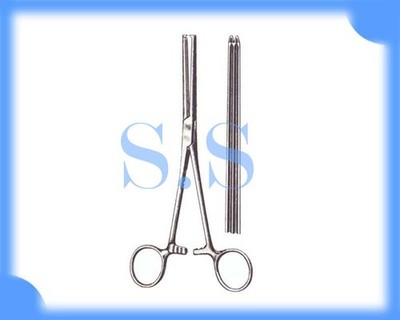 S.S Allen Intestinal Clamp 8'' 1x2 Teeth Ob/Gyn Surgical , Stainless Steel