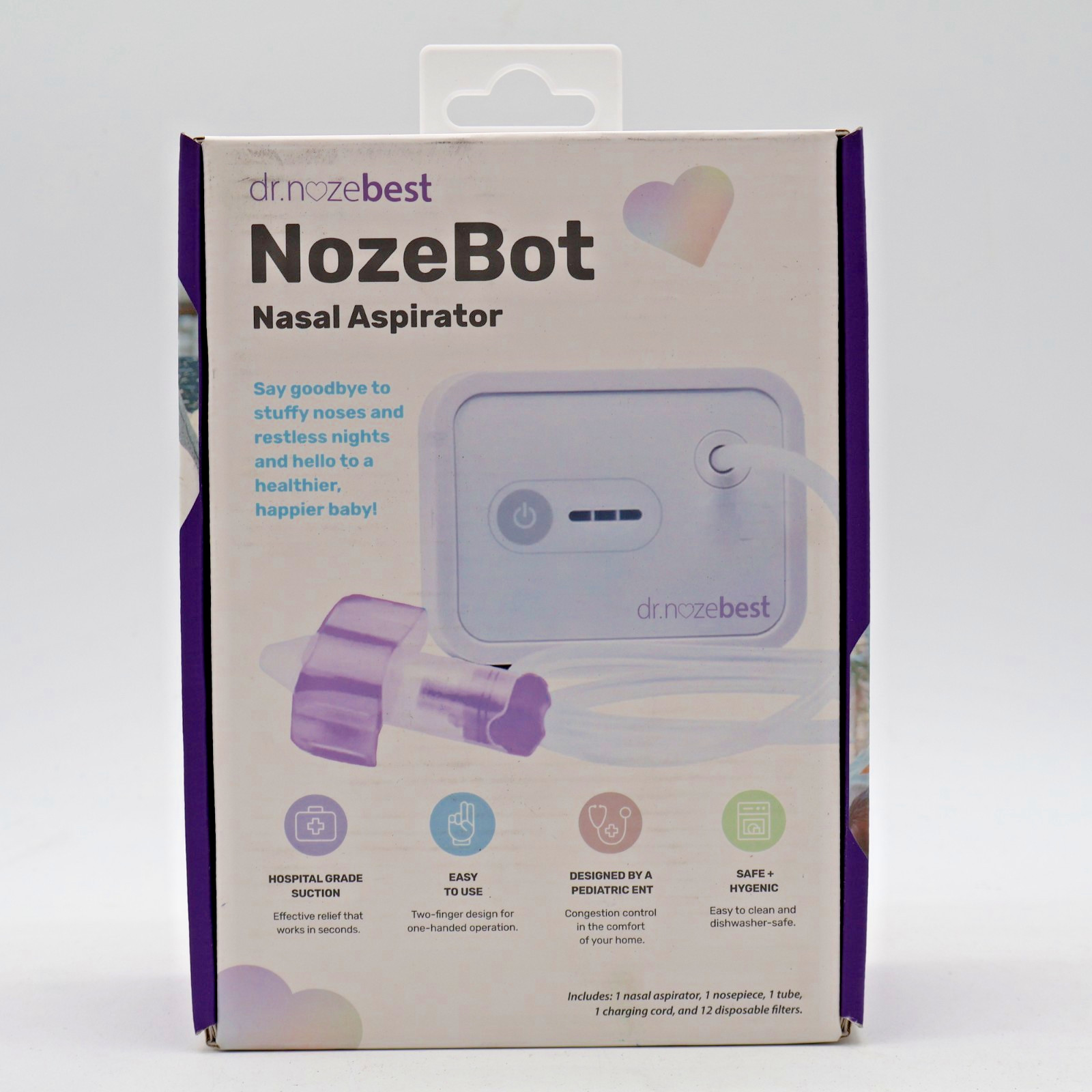 Dr. Noze Best - NozeBot | Electric Baby Nasal Aspirator 