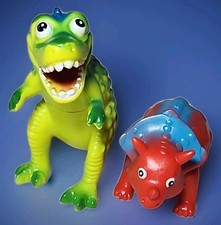 2 DINOSAURS Replacement Part KID CONNECTION -- DINO TRANSPORTER TRUCK