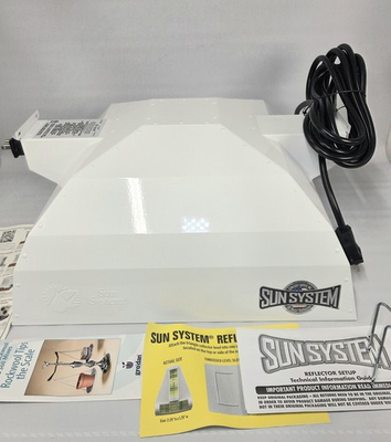 #ad New Sun System DE Boss 1000w Reflector for HPS Double Ended . No Bulb Included $99.98