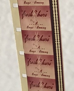 EXC FRESH HARE 16MM COLOR BUGS BUNNY WB CENSORED CARTOON 1943 FRIZ FRELENG PD