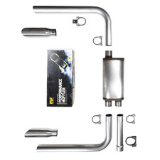 82-92 Camaro Firebird Exhaust System w/ MagnaFlow Muffler Slash Cut Tip USA MADE