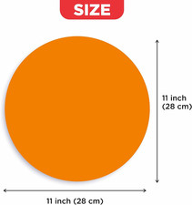 8 Pack Dry Erase Dots 11 inch Colorful Dry Erase Circles for Tables Whiteboar...