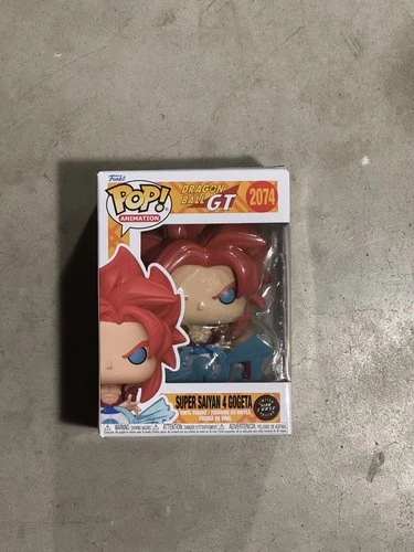 Funko Pop! Vinyl: Dragon Ball GT #2074 Super Saiyan 4 Gogeta Glow Chase(Damaged)