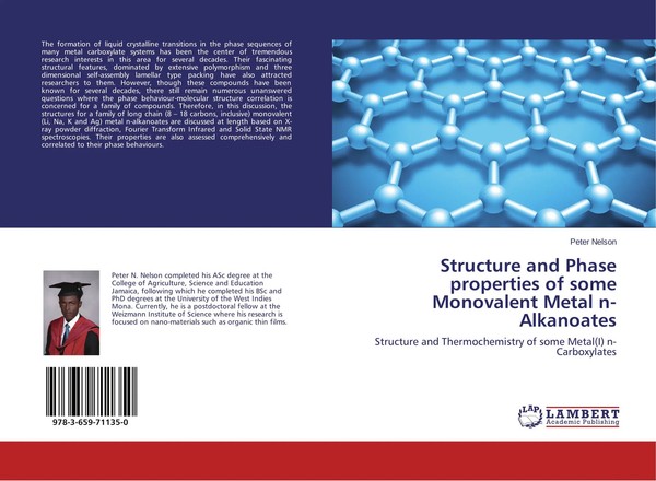 Peter Nelson | Structure And Phase Properties Of Some Monovalent Metal...-image