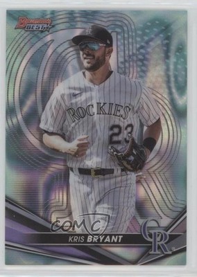 2022 Bowman's Best Aqua Lava Refractor 179/199 Kris Bryant #64 3q5