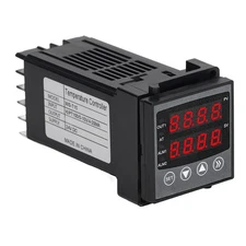 24V Digital Temperature Controller With Alarm Intelligent PID Control Dual