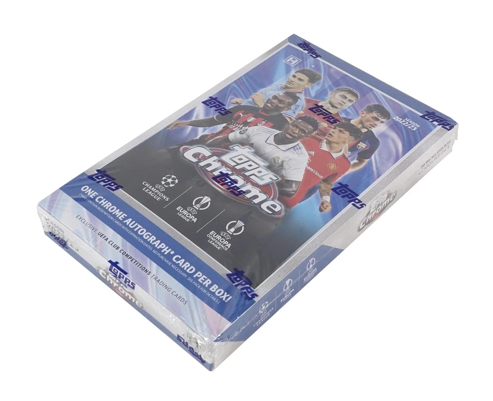 2022/23 TOPPS CHROME UEFA CLUB COMPETITIONS SOCCER HOBBY BOX - Image 2 of 4