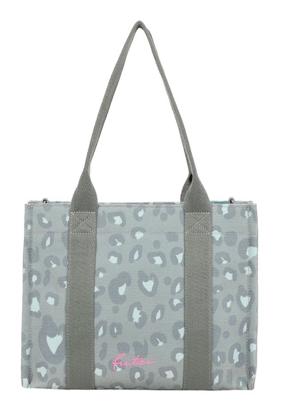 Fritzi Aus PreußEn Tote Shopper Canvas M Schultertasche Tasche Leo Jungle GrüN-image