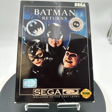 Sega CD Batman Returns Video Game CIB MINTY