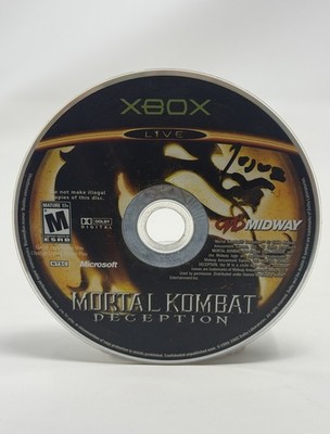 Mortal Kombat Deception Microsoft Original Xbox Mint Disc Only Authentic Tested