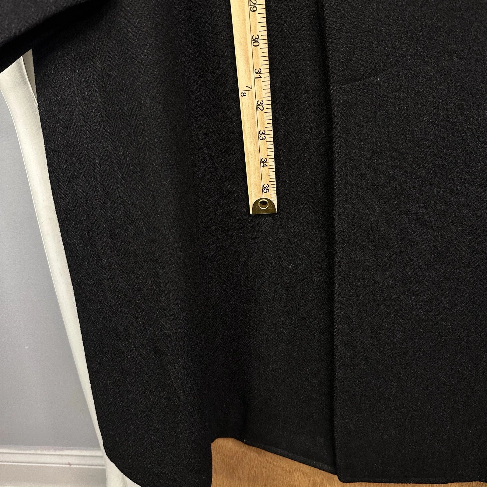 VTG Brooks Brothers Coat Mens 40 Long (Tagged 39) 1950s Overcoat Topcoat Wool - product detail image 4